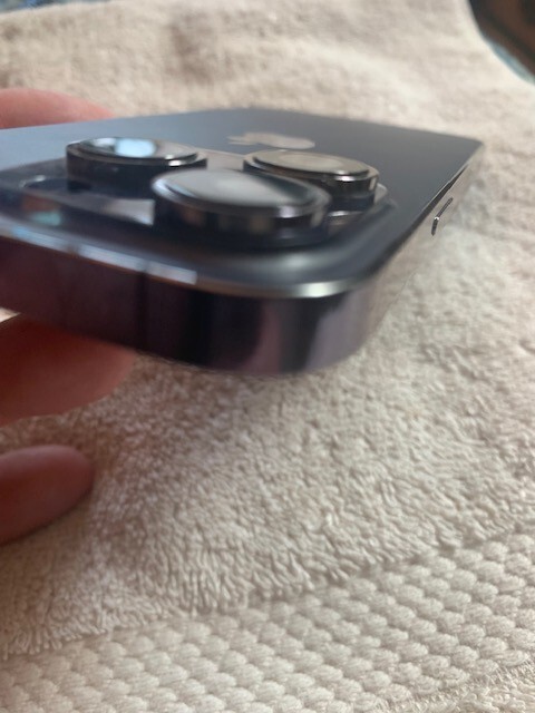 OEM Genuine Apple iPhone 14 Pro rear back glass Housing chassis purple ( C )