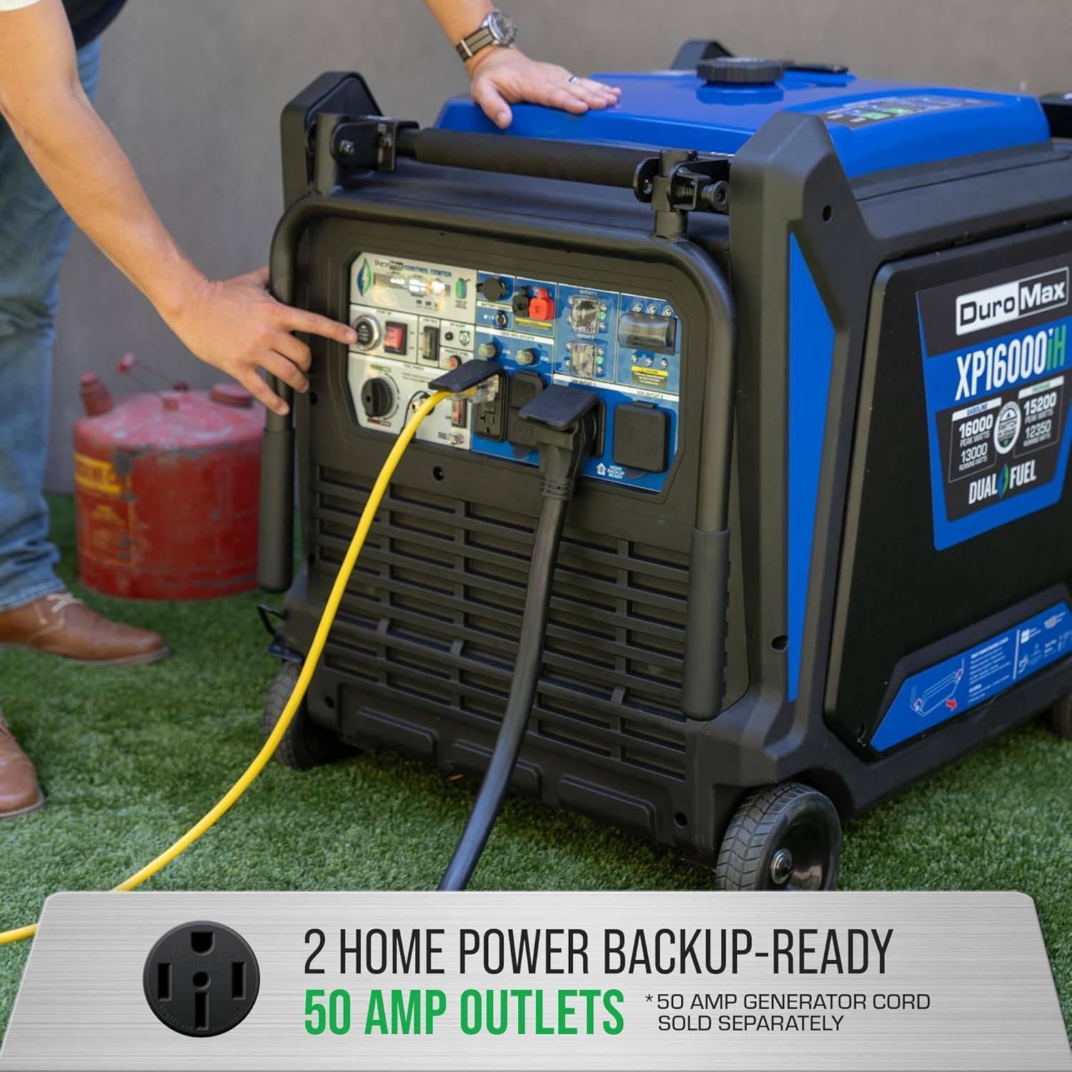 XP16000iH 16,000-Watt Dual Fuel Portable Digital Inverter Generator - Gas & Prop