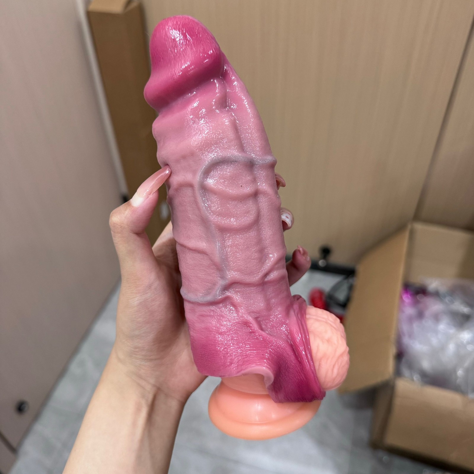 Big Male Cock-Girth-Enlarger-Enhancer-Penis-Extension-Extender-Sheath Sleeve Men