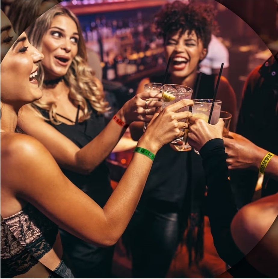 1200 Pcs over 21 Wristbands Paper Events Wristbands Colored Event Wristbands Wat