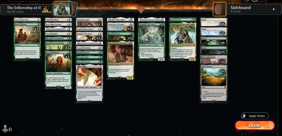 MTG ARENA CODE - LORD OF THE RINGS STARTER KIT DOWNLOAD - 2 DECKS EMAIL DELIVERY