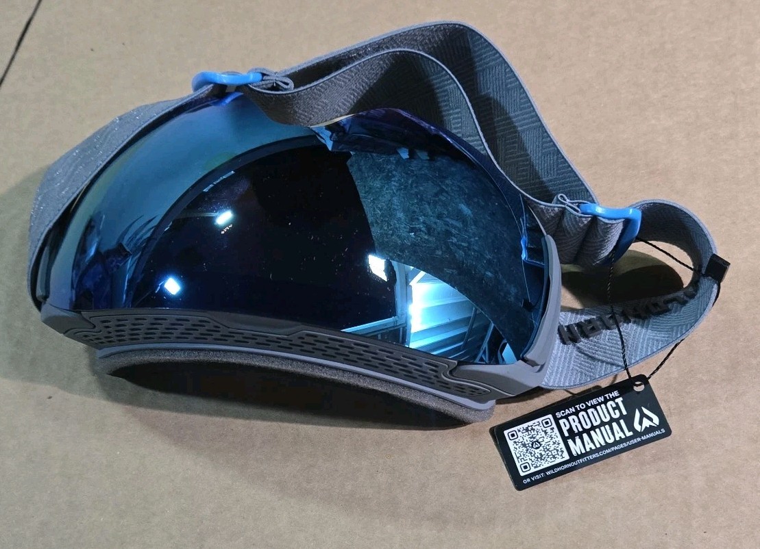Wildhorn ROCA SNOW GOGGLE/ SKI AND SNOWBOARD GOGGLES. GRAY/ICEBLUE.