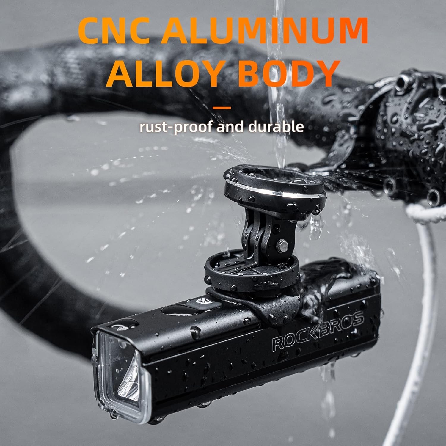 ROCKBROS Out Front Bike Mount Cycling Computer Mount for Garmin, Bryton, GoPro