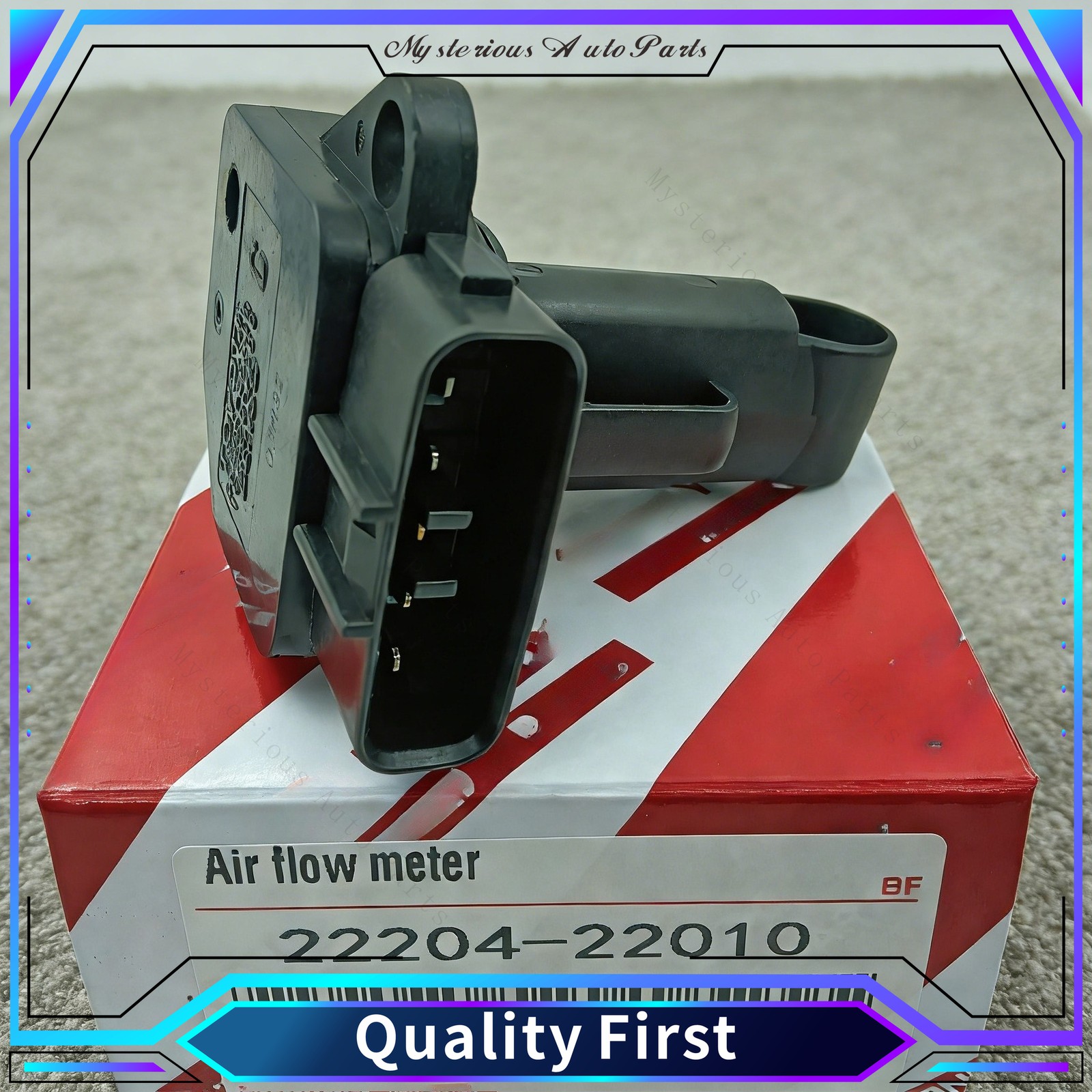 1x Genuine DENSO OEM 22204-22010 Mass Air Flow Meter MAF Sensor For Lexus Scion