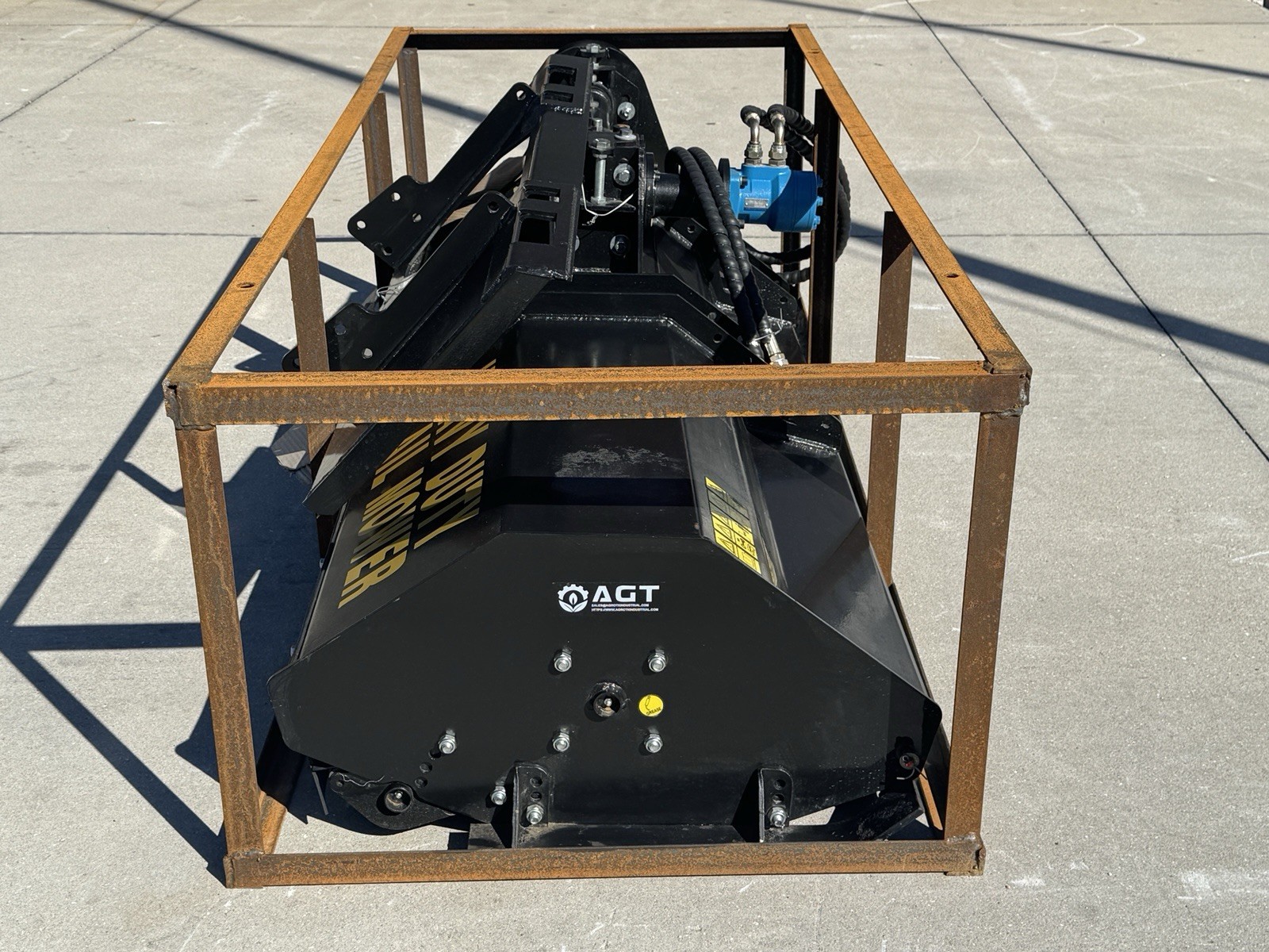 AGT 67" Skid Steer Flail Mower Rotary Brush Cutter Finishing Mower Attachment