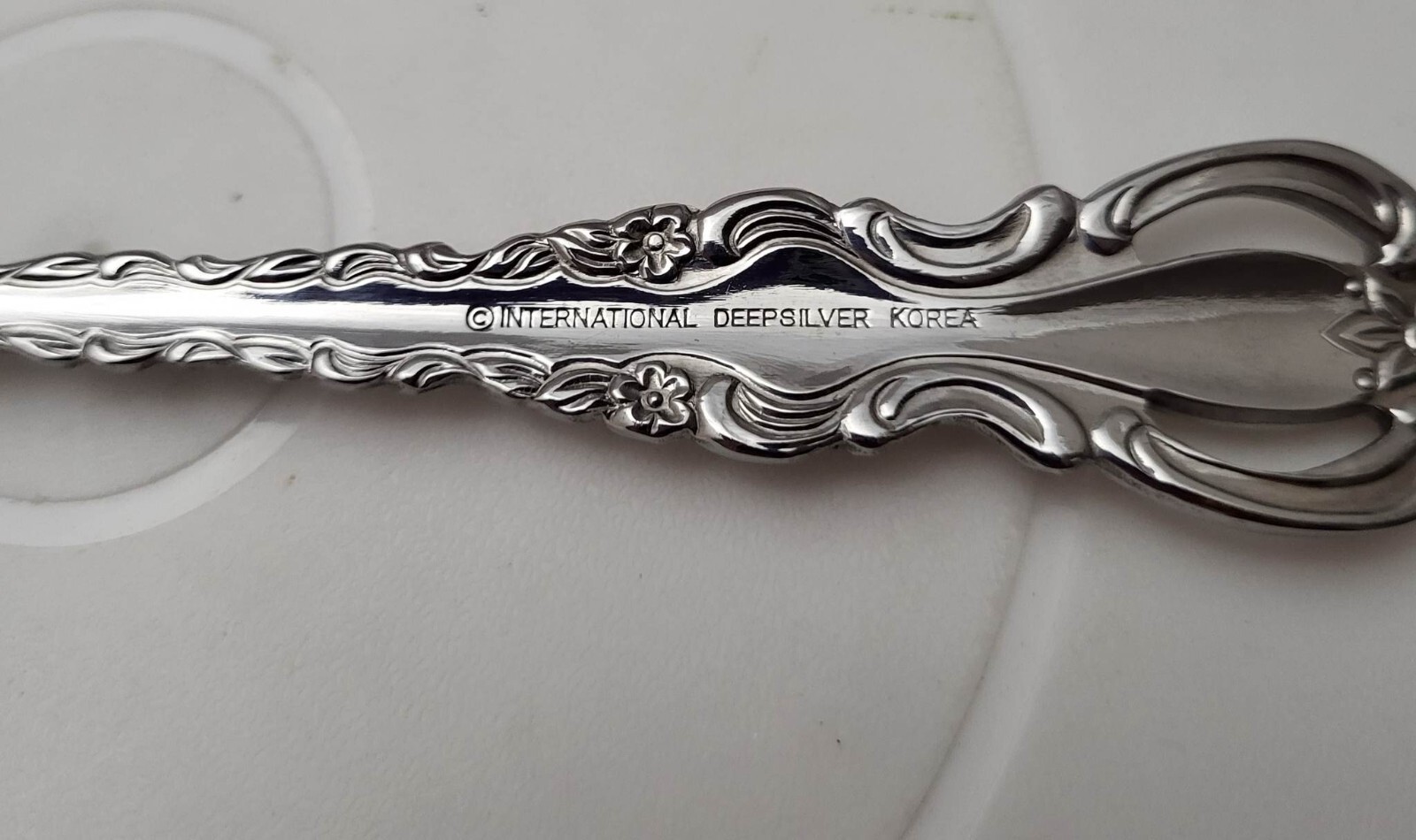 International Deepsilver Korea 1969 Serving Spoon 8 1/2in"
