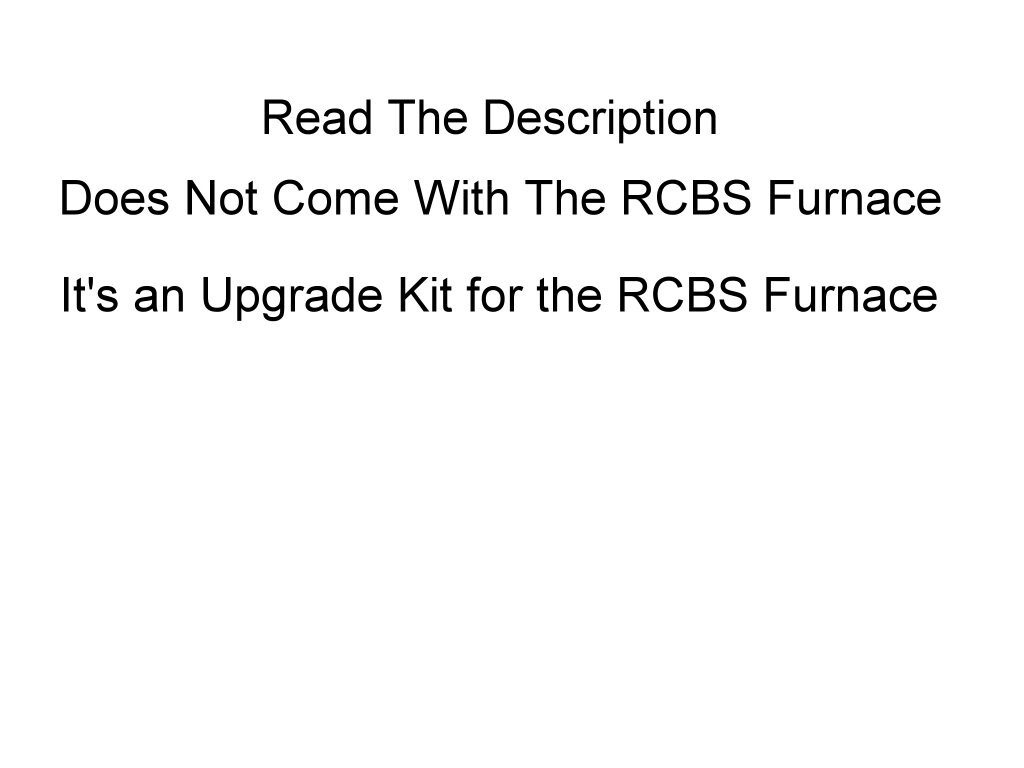 RCBS Furnace / Lead Pot Upgrade with Lid - For the Original Pro Melt