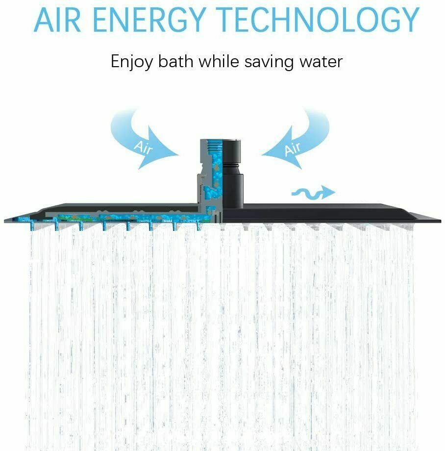 Stainless steel Rainfall Shower Head Ultrathin Rain Shower head High Pressure