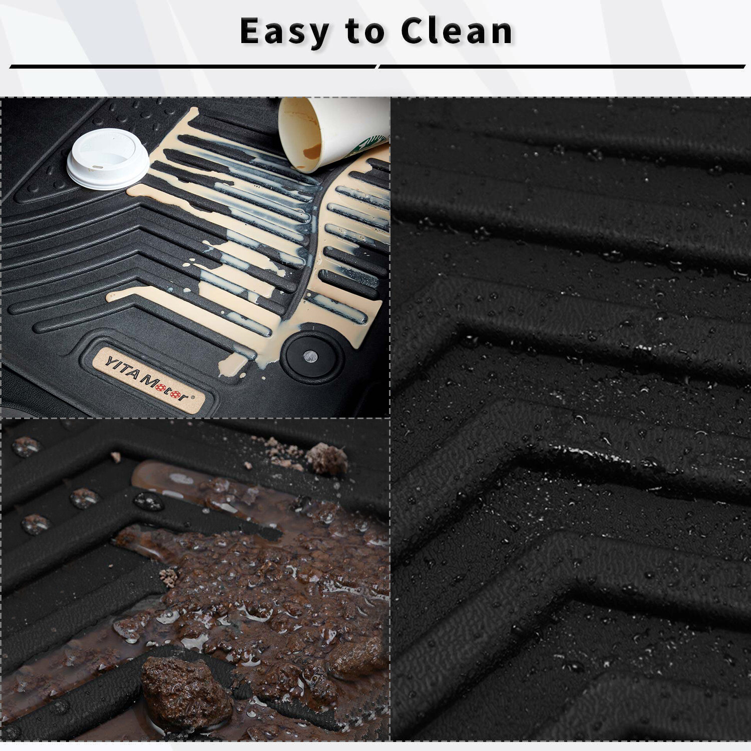 All Weather 3D Floor Mats for 2014-2022 Chevrolet Trax Waterproof 3PCS Liners