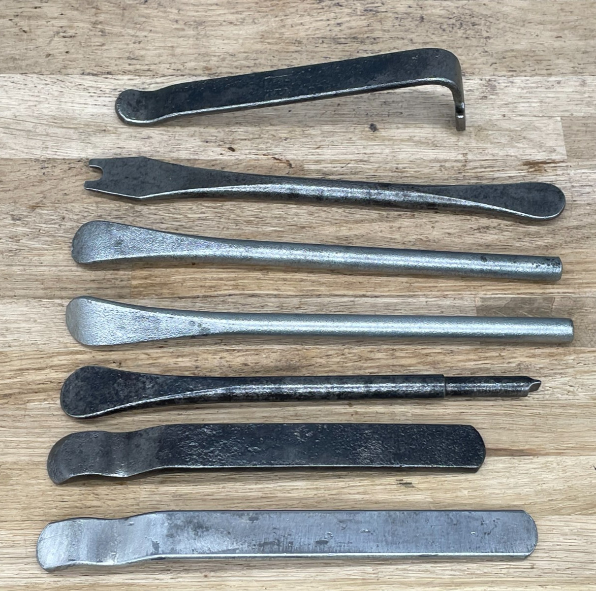 Job Lot 7 x Vintage Tyre Levers Old Tool
