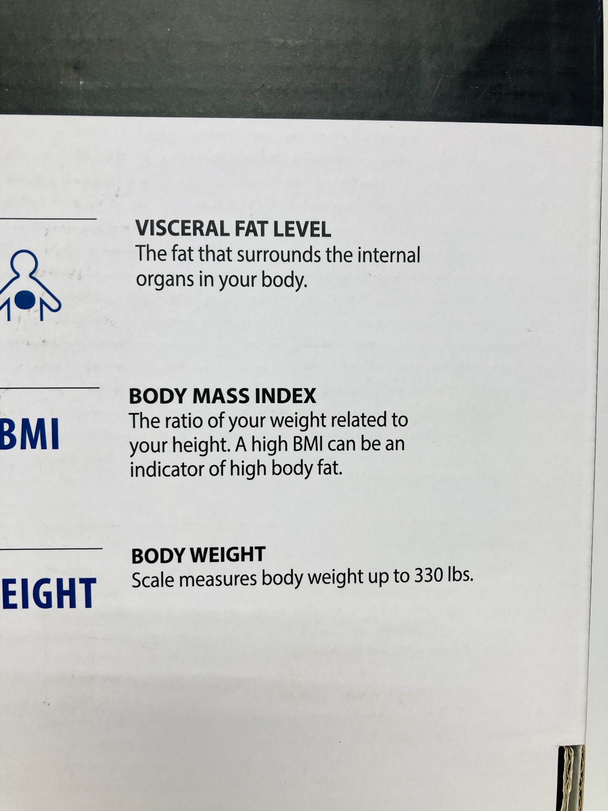 Omron BCM-500 Bluetooth Body Composition Monitor and Scale - Black