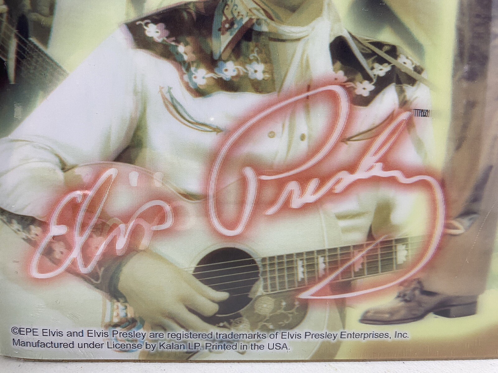 Elvis Presley 1950's~11.5" x 17.5"~Hologram~Lenticular 3-D Picture~RARE~NEW