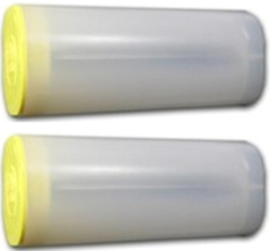 Lot of 2 EMPTY Royal Canadian MINT 1oz Silver Maple Coin Tubes, USED, NO COINS