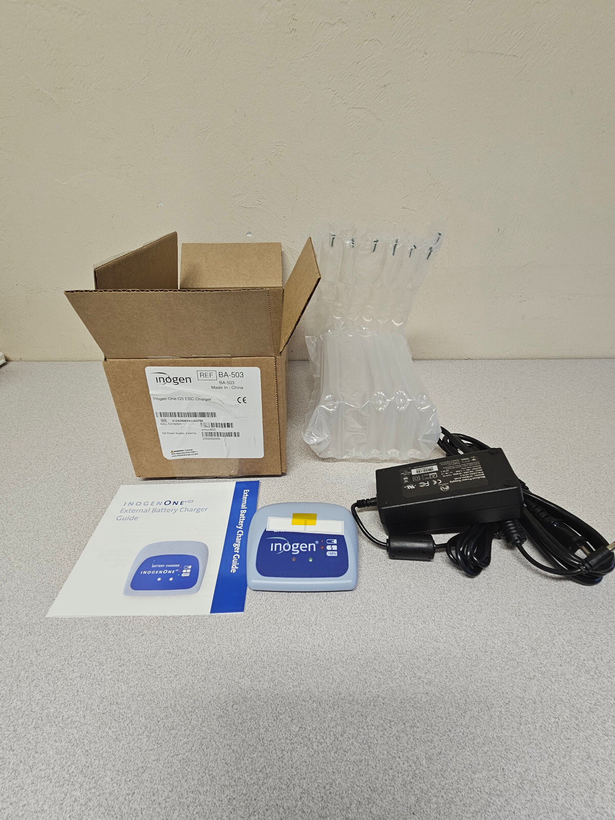 Brand New Inogen one battery charger ba-503 with power adapter for G5 & Rove 6