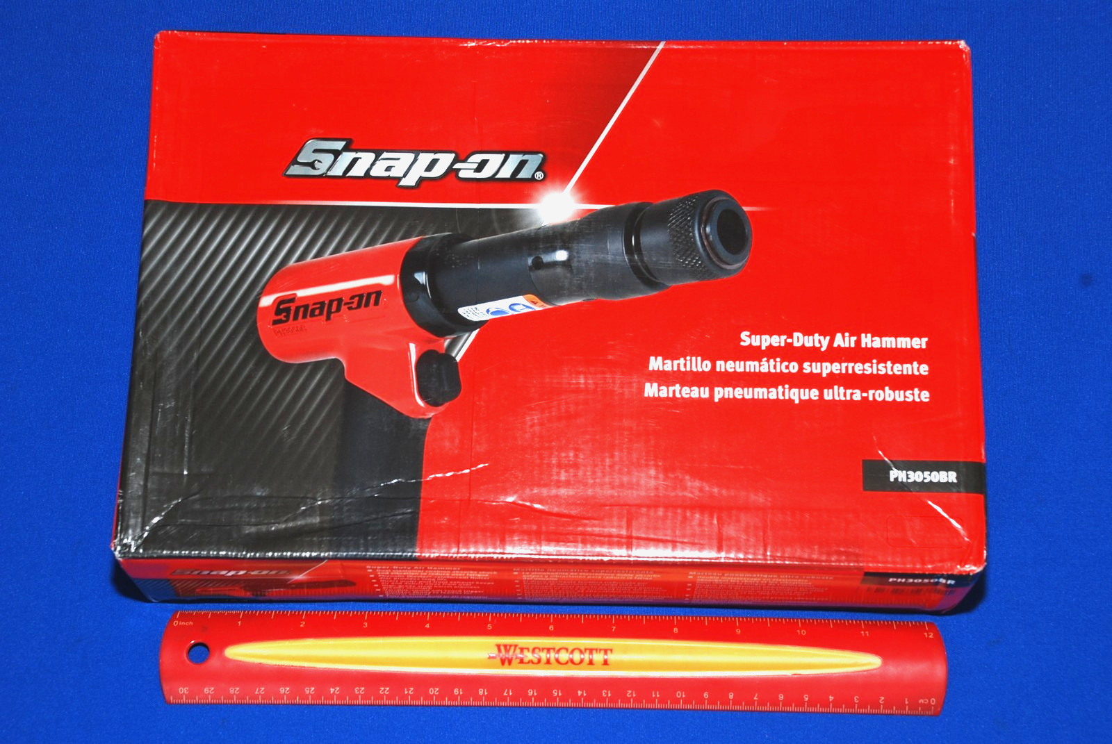 Snap-On NEW 2025 Red Super-Duty Quick Change Chuck 2500BPM Air Hammer PH3050BR