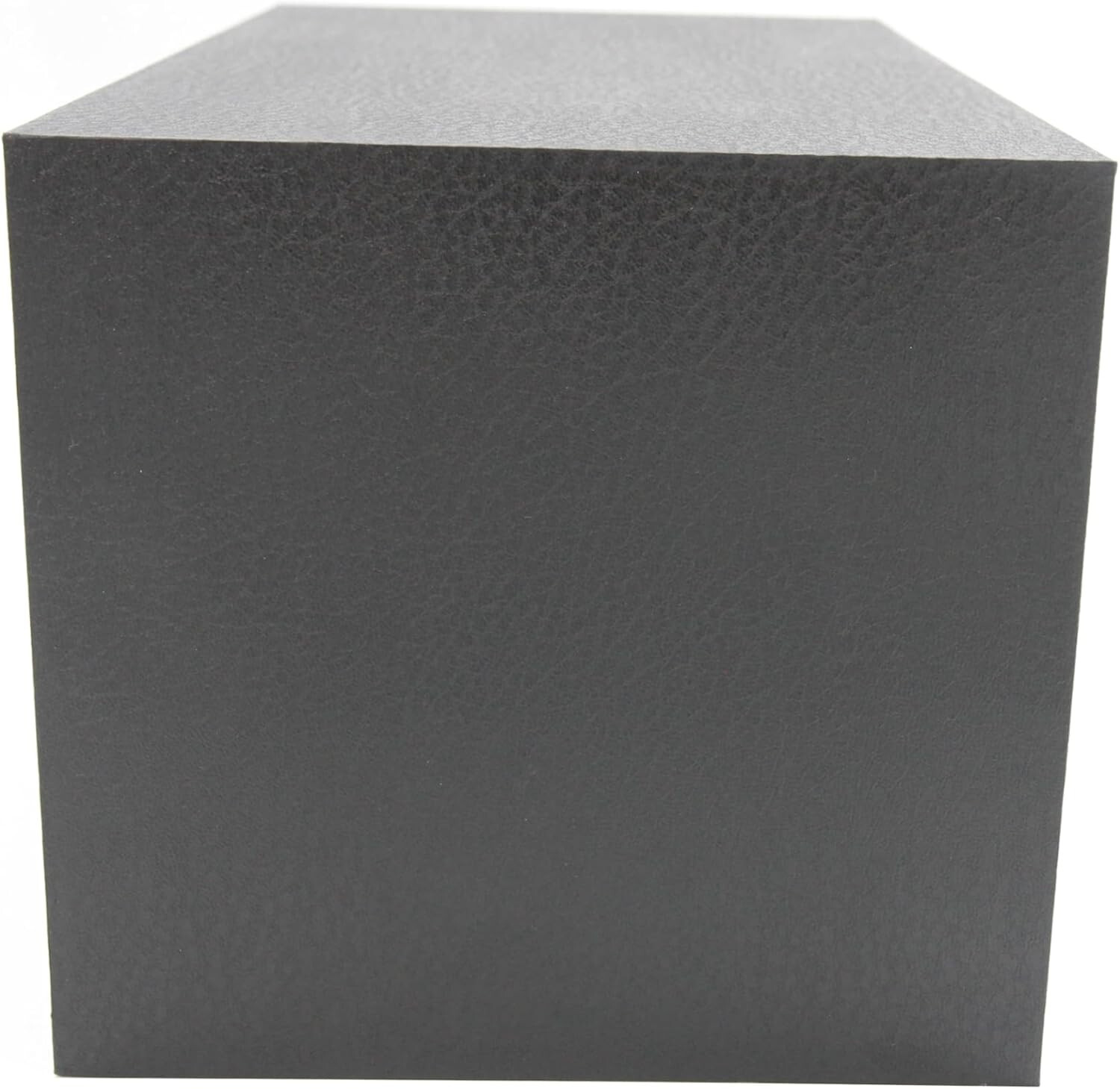 Jewelry Storage Organizer Case Cabinet 5 Drawer Black Faux Leather 15" x 8"