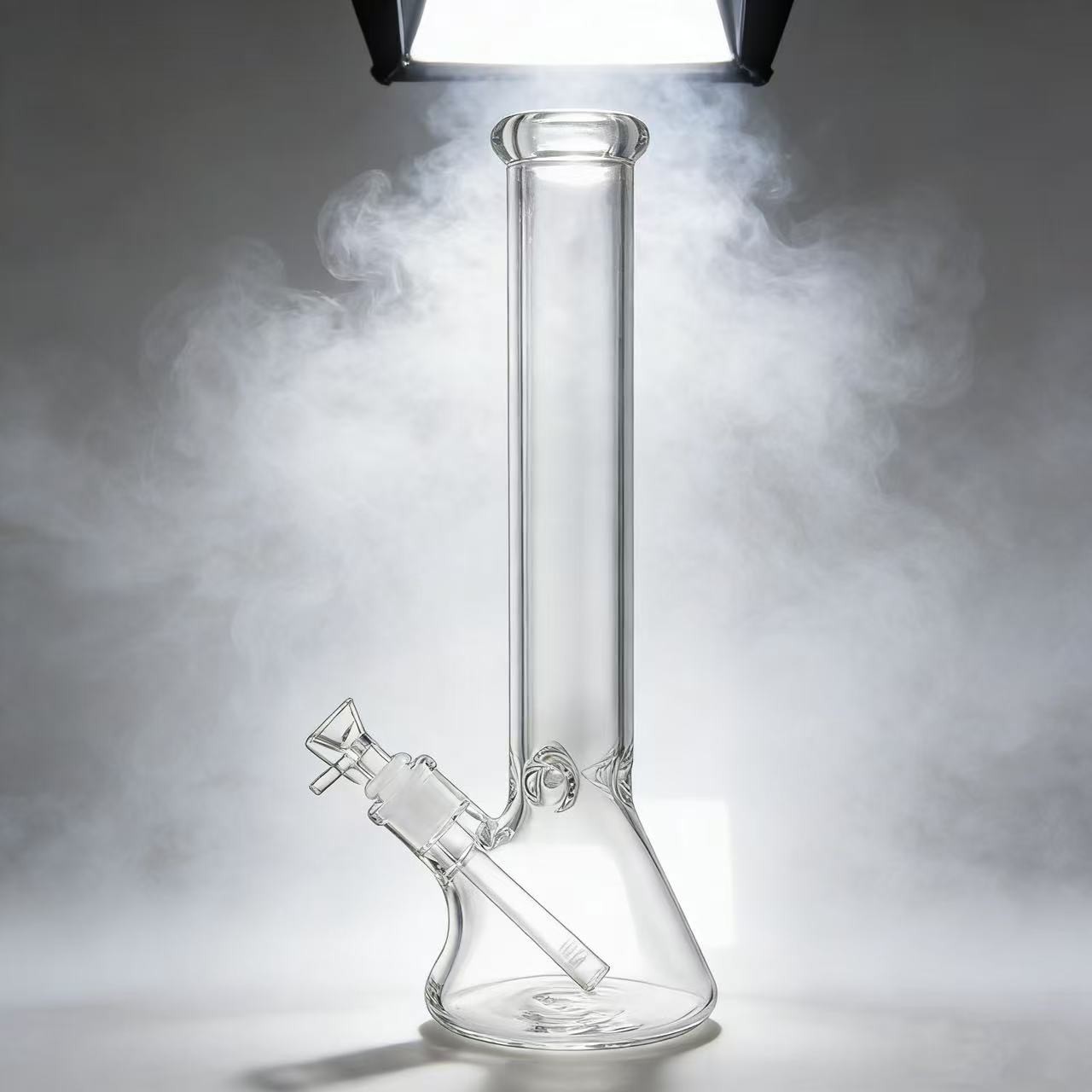 16" Heavy 9mm Thick Glass Bong Heavy Bong Water Pipe 14mm Bowl Beaker & Screen