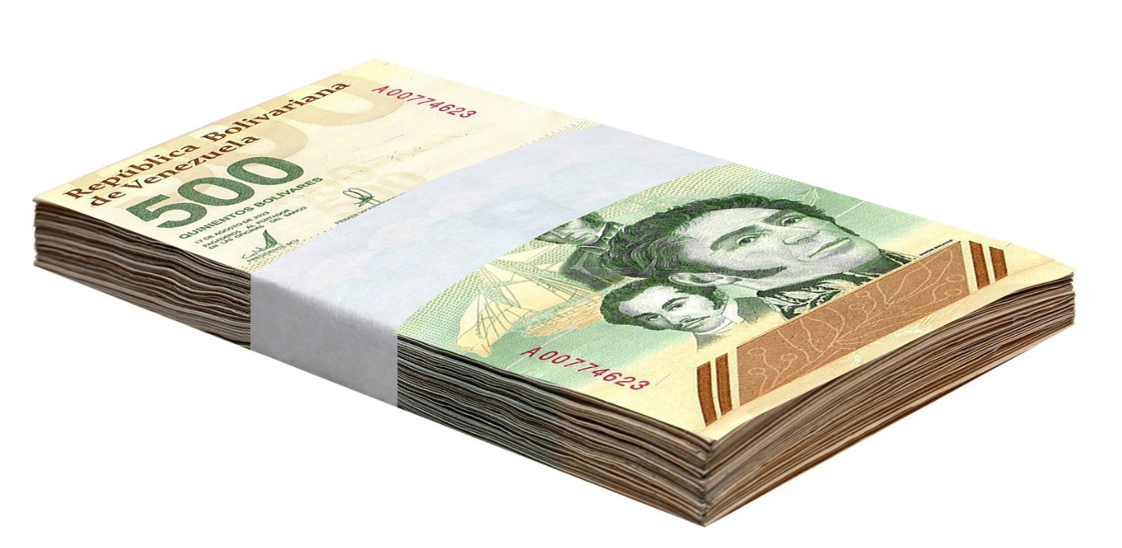 BUNDLE (20 PCS) 500 BOLIVARES DIGITALES 2023 2024 VENEZUELA USED PICK# 121