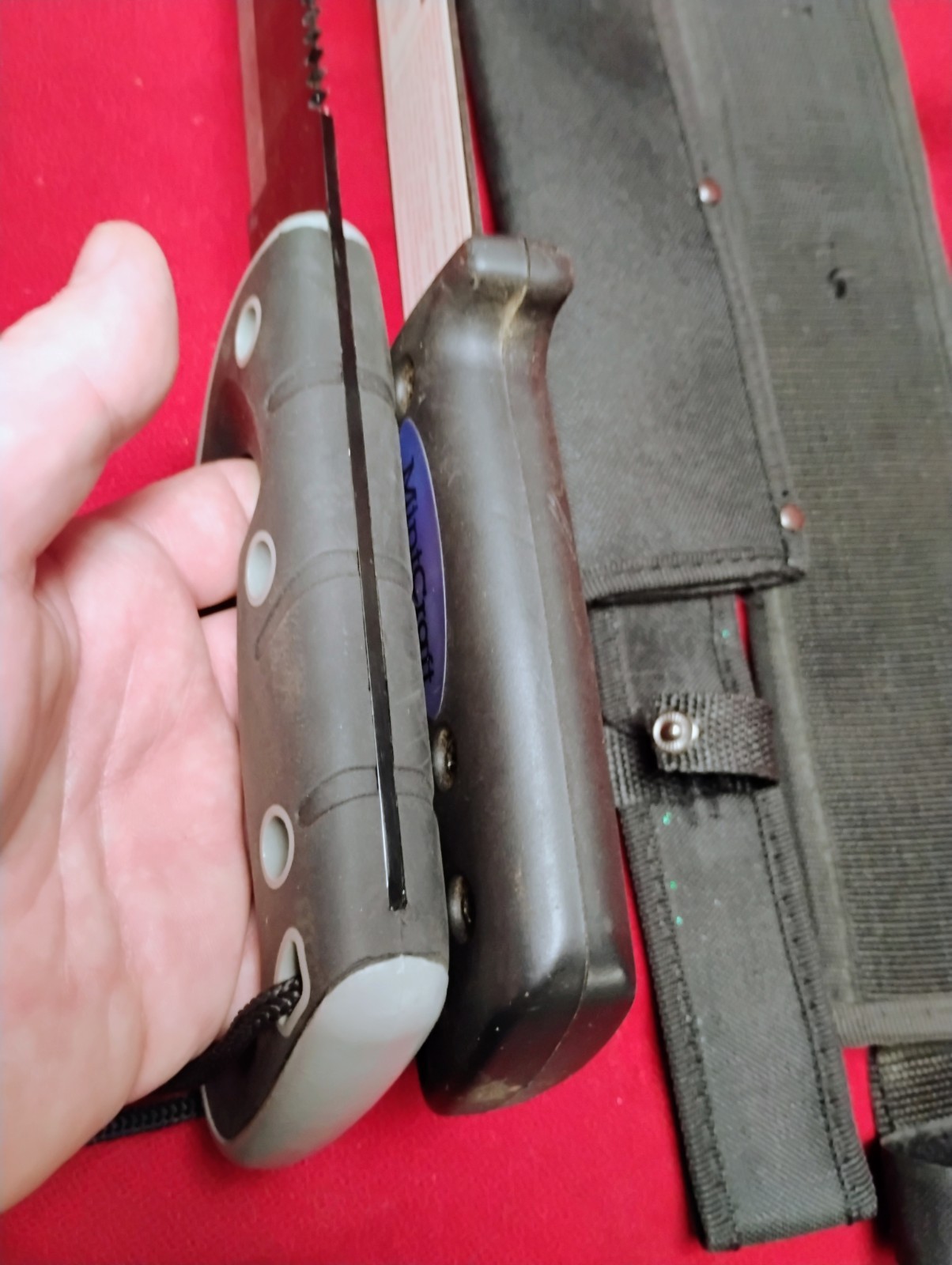 Mechete 2pc lot Mintcraft & Jungle King 21" & 15" blades with sheaths good cond