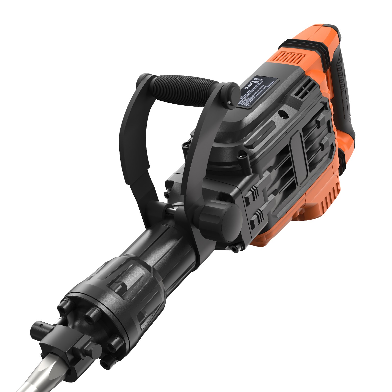 VEVOR 3500W Demolition Jack Hammer Concrete Breaker, Black