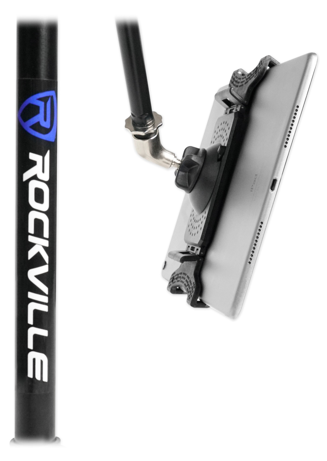 Rockville IPS22 Smartphone/Tablet Mount - Screws In To any Mic Stand or Boom Arm