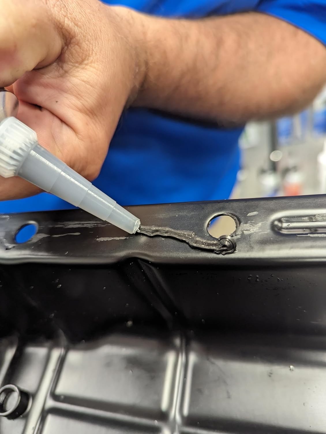 Permatex 81158 Black Silicone Adhesive Sealant, 3 Oz Tube, Pack of 1