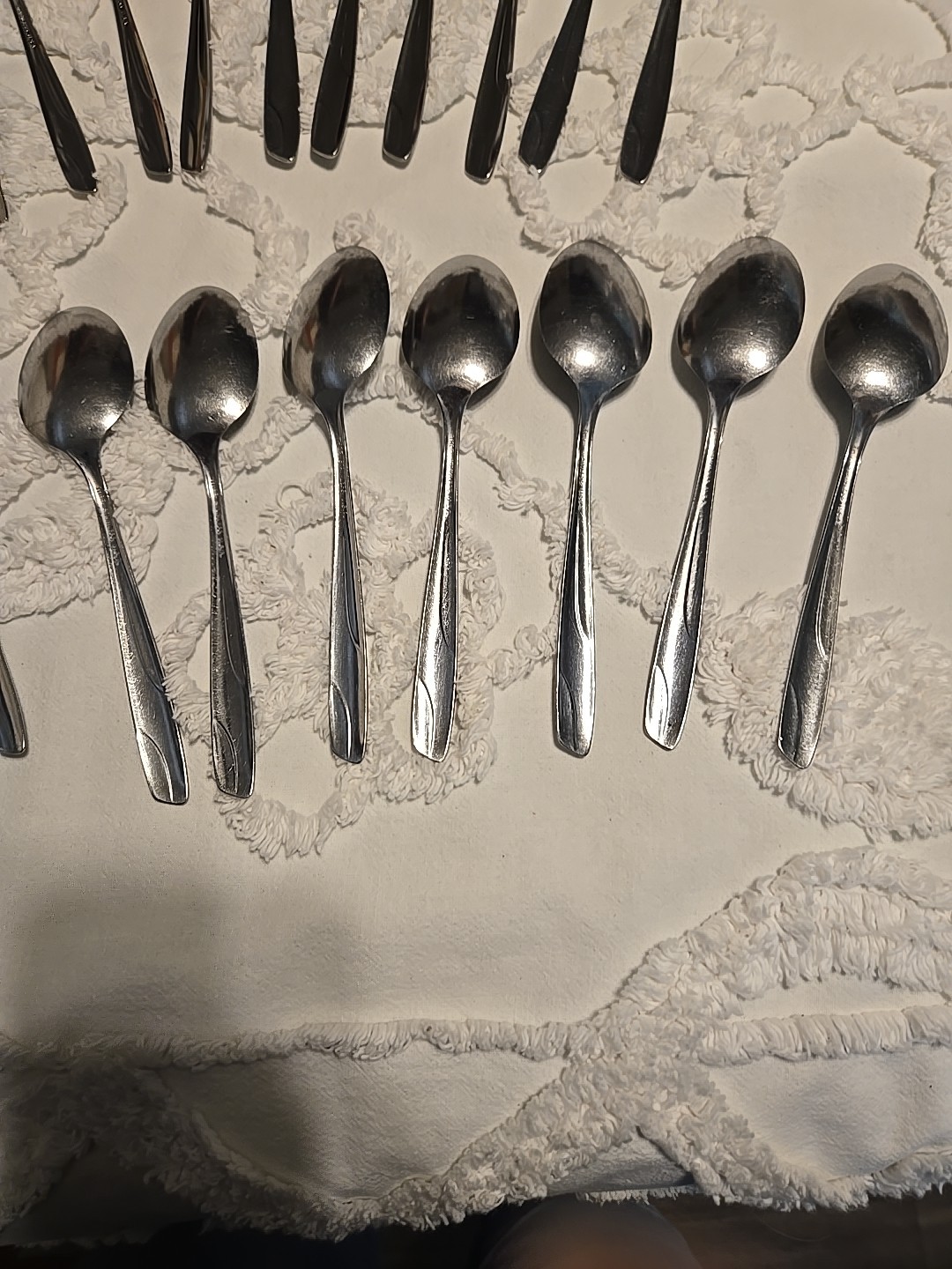 THOR STAINLESS U.S.A FLATWARE LOT STARS SPACE AGE ATOMIC 30 Pieces Rare