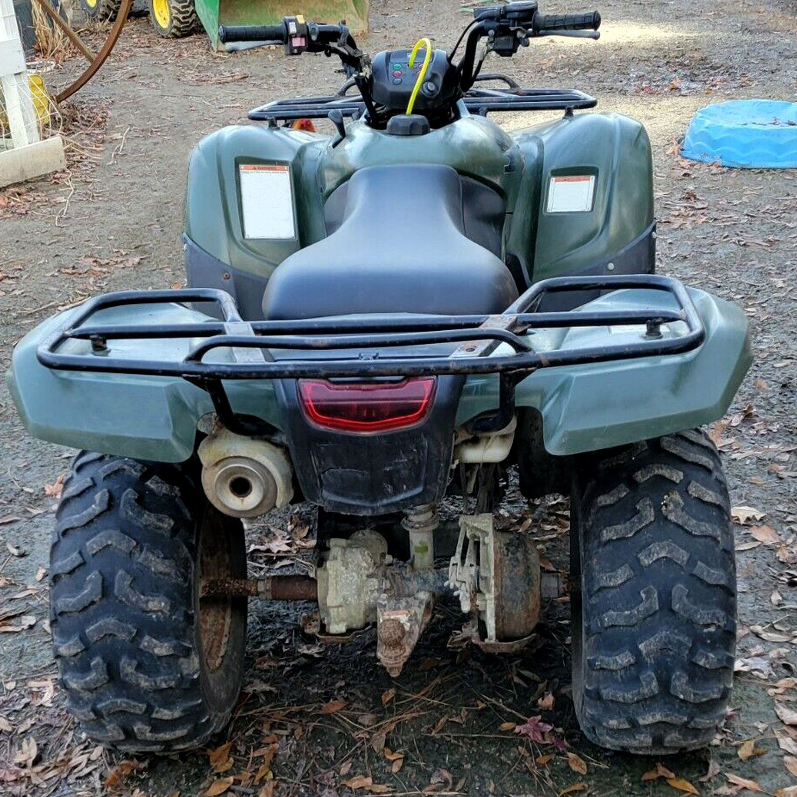 Complete Seat Fits Honda Rancher 420 TRX420FE TRX420FM 4x4 ES 2010 - 2013 Black