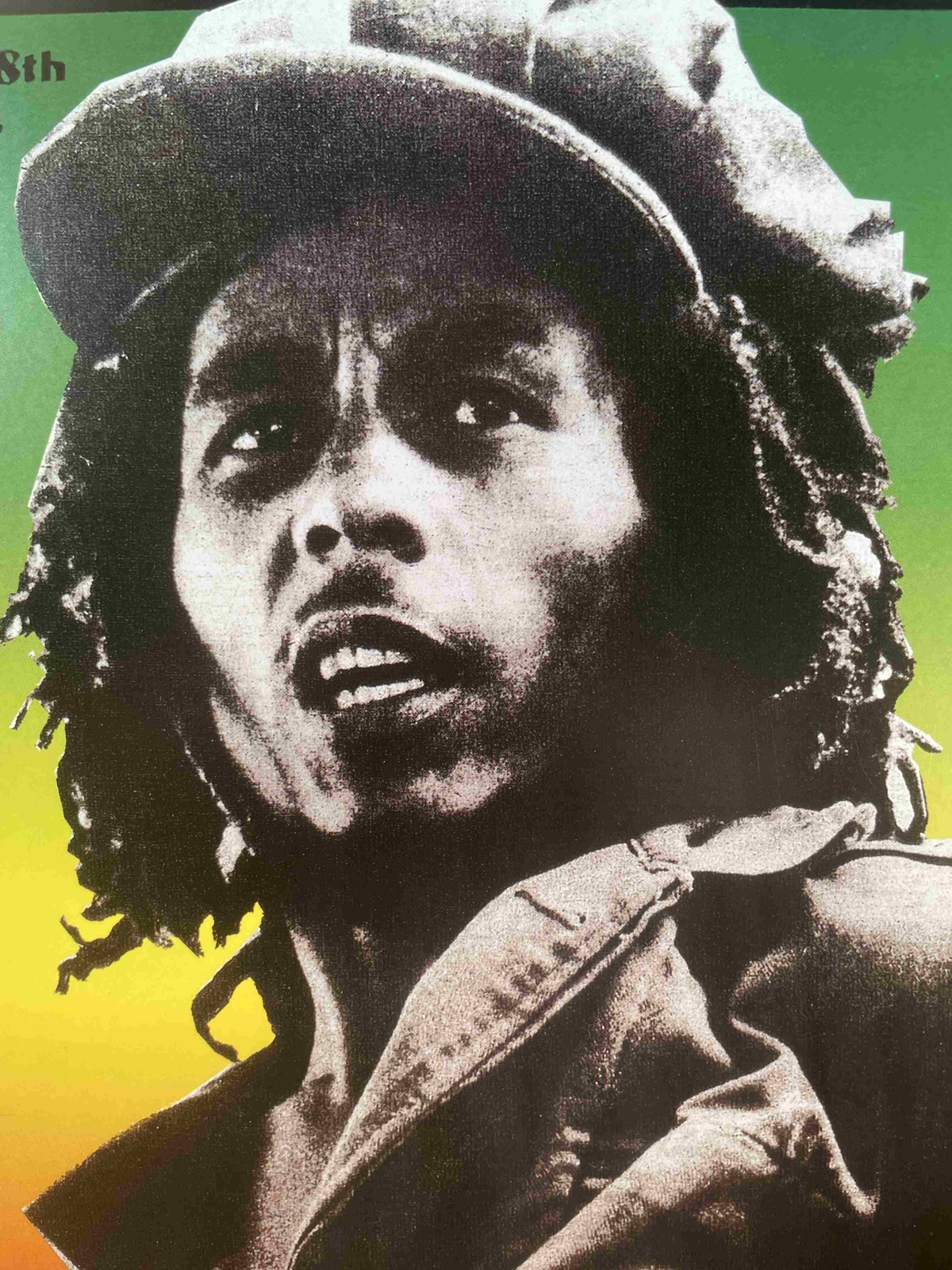 BOB MARLEY AND THE WAILERS ON TOUR United Kingdom 1976 by Bob Masse Includes COA