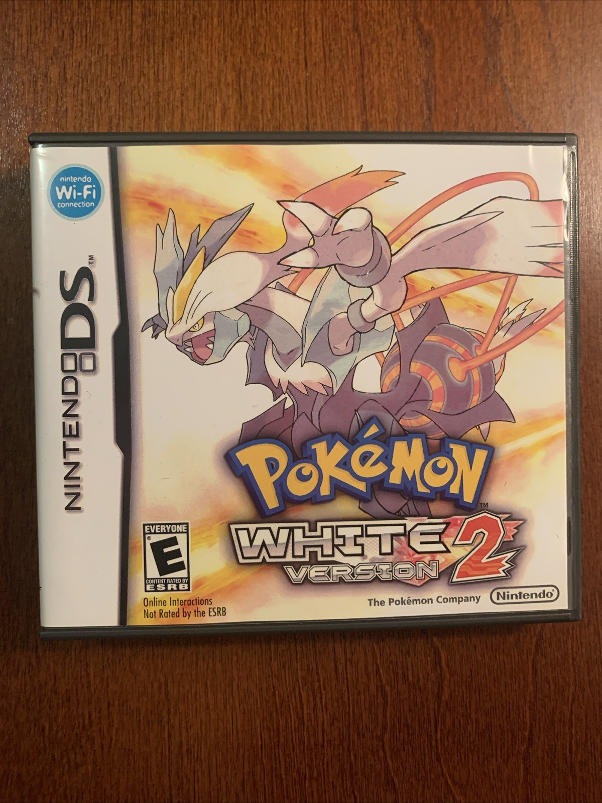 Pokemon White Version 2 Nintendo DS Replacement Case Only NO GAME Display Only
