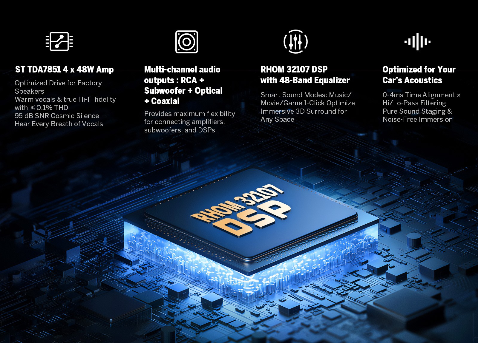 VWX6S Android 9" QLED 6+64GB for VW Tiguan Car Stereo Radio CarPlay GPS+CAM+DVR