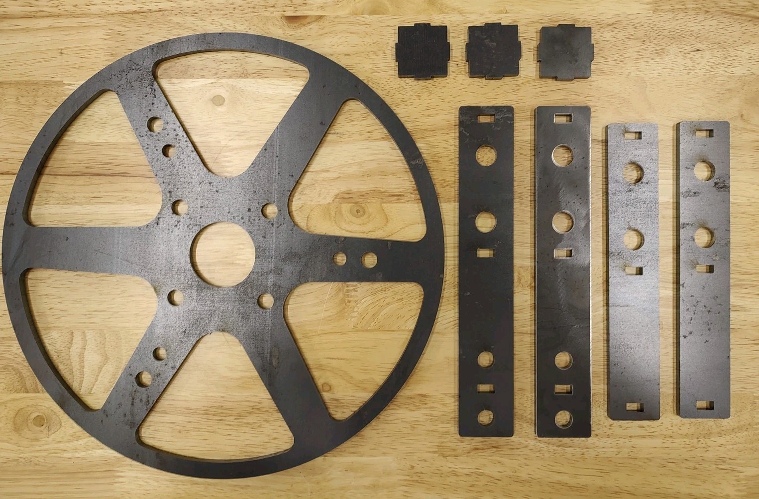 Roll Out Wheel Kit Pipe Welding Laser Cut Mark Graves Grinders