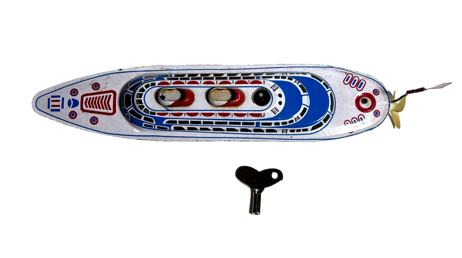 2 VTG Tin Lithograph Wind Up Toys W. German 1950-1960 Good working order, 1 key