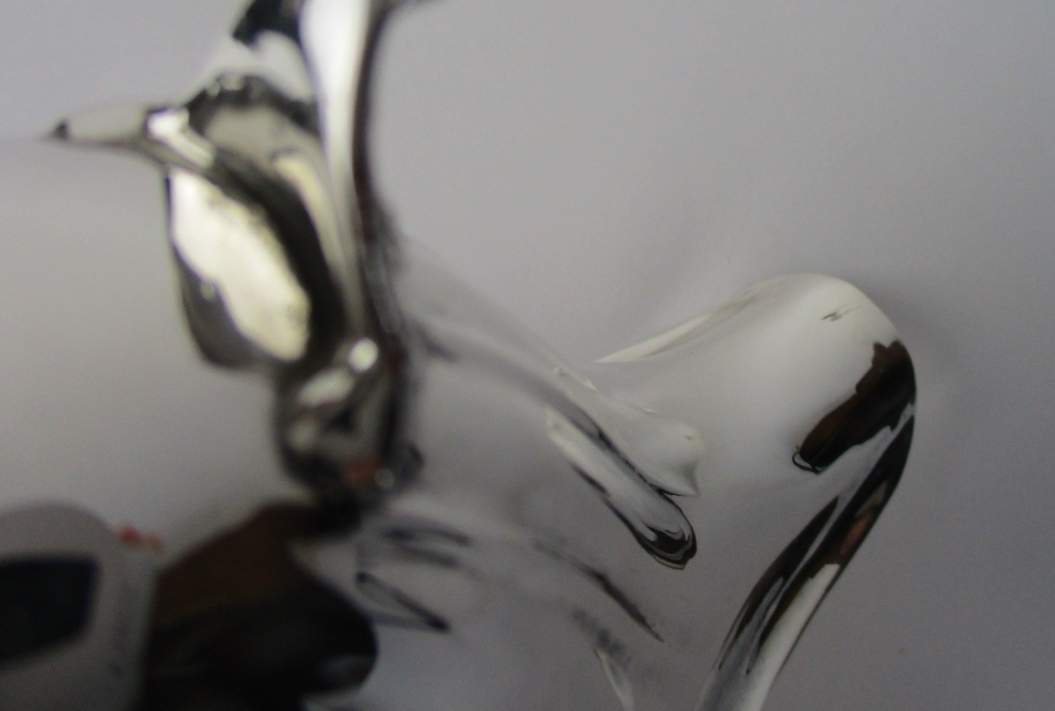 Woodside Sterling silver Sauce Boat ribbed pattern c. 1920 New York