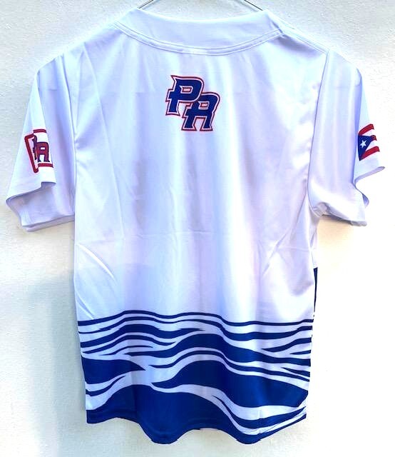 Puerto Rico Boricua PR Flag EL Morro Children Kids Baseball Jersey Shirt Sizes