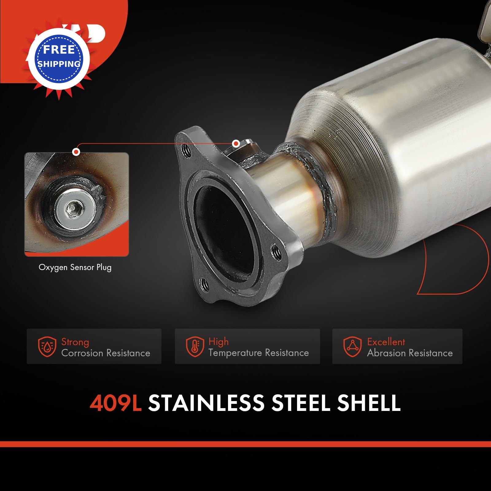 Catalytic Converter Front Direct Fit Chevy Equinox Terrain 2010-2017 2.4L Models