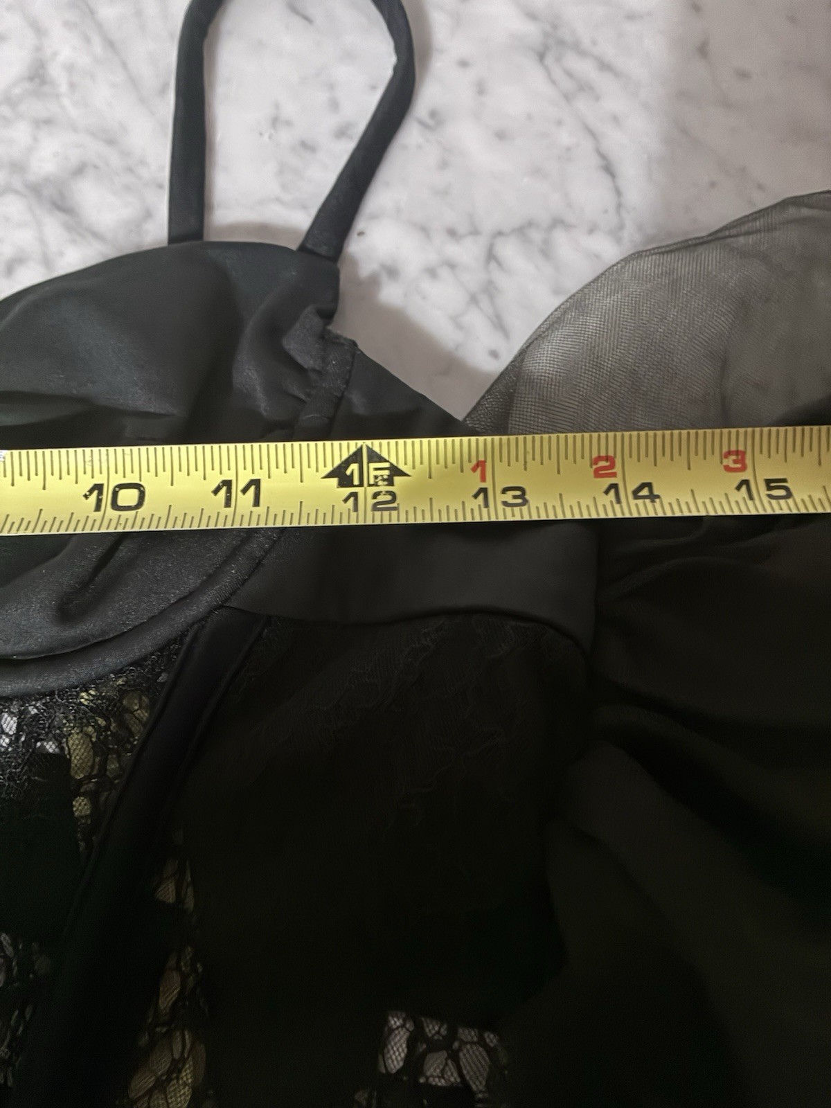 Alieva Paris Lace Black Off Shoulder Corset Bustier Sexy Small French Lace