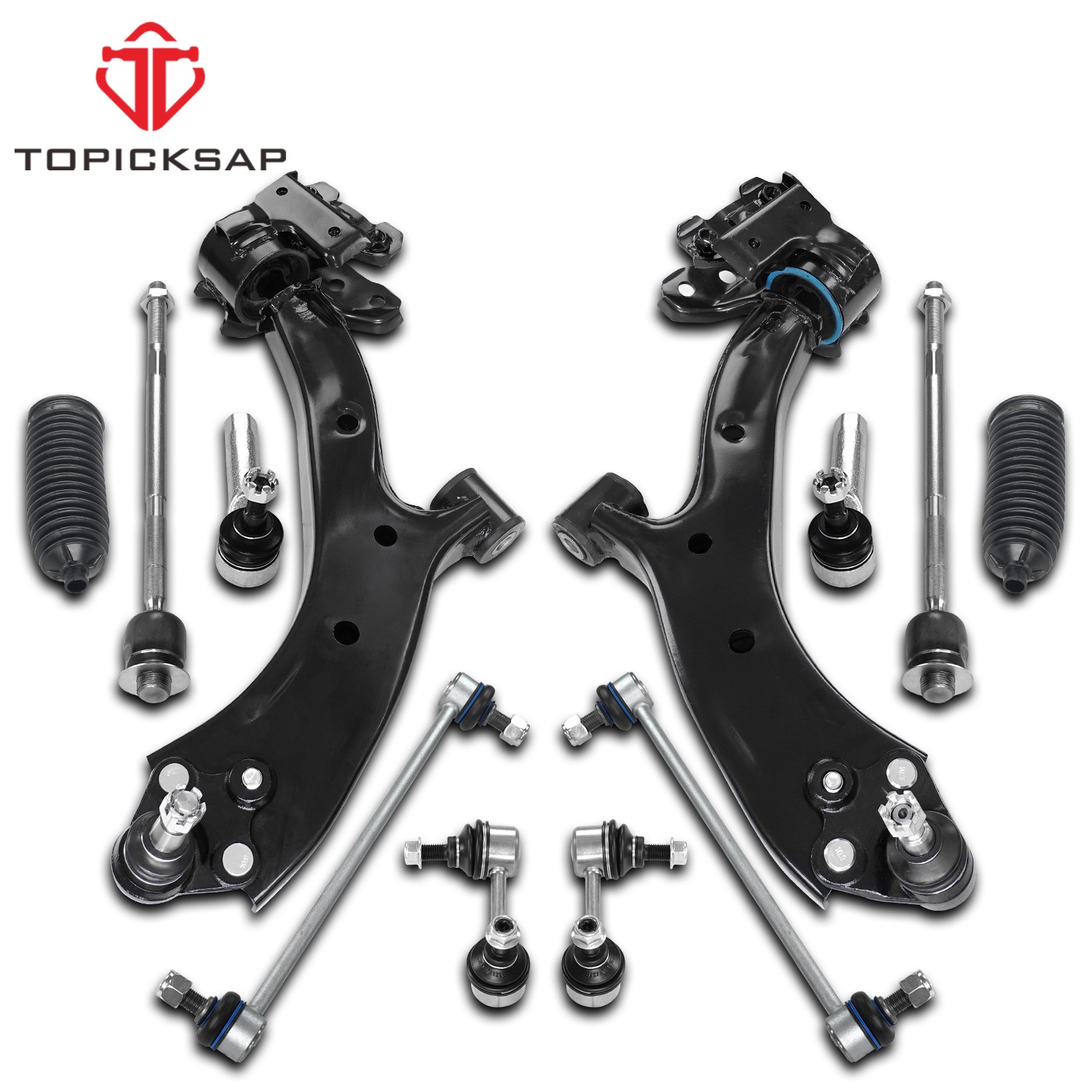 Front Suspension Lower Control Arms Kit for 2007 2008-2011 Honda CR-V CRV 2.4L