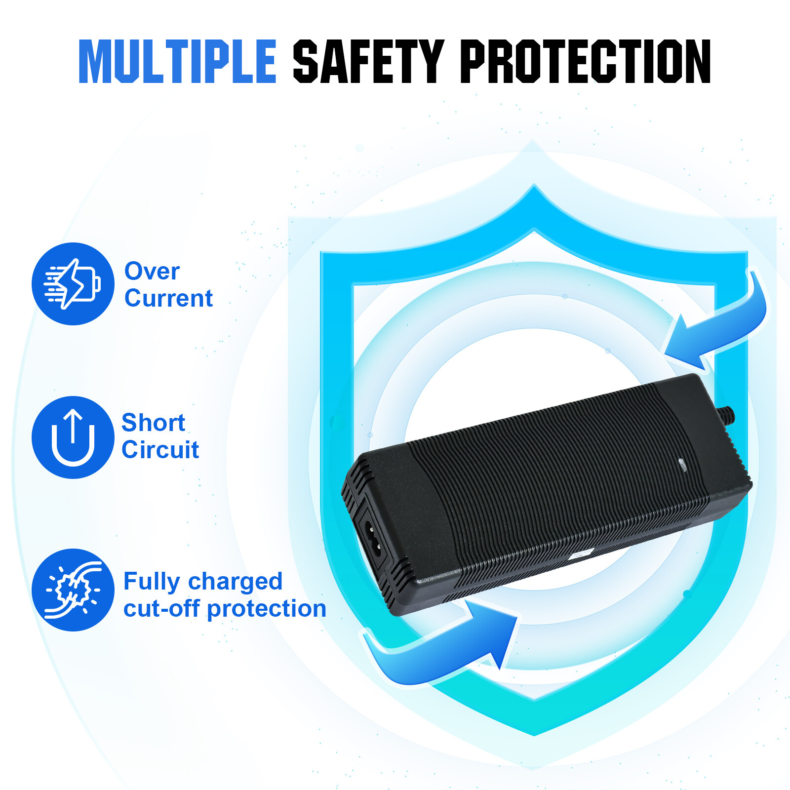 12V 100Ah LiFePO4 Lithium Battery with 10A Charger Trolling Motors RV Campers