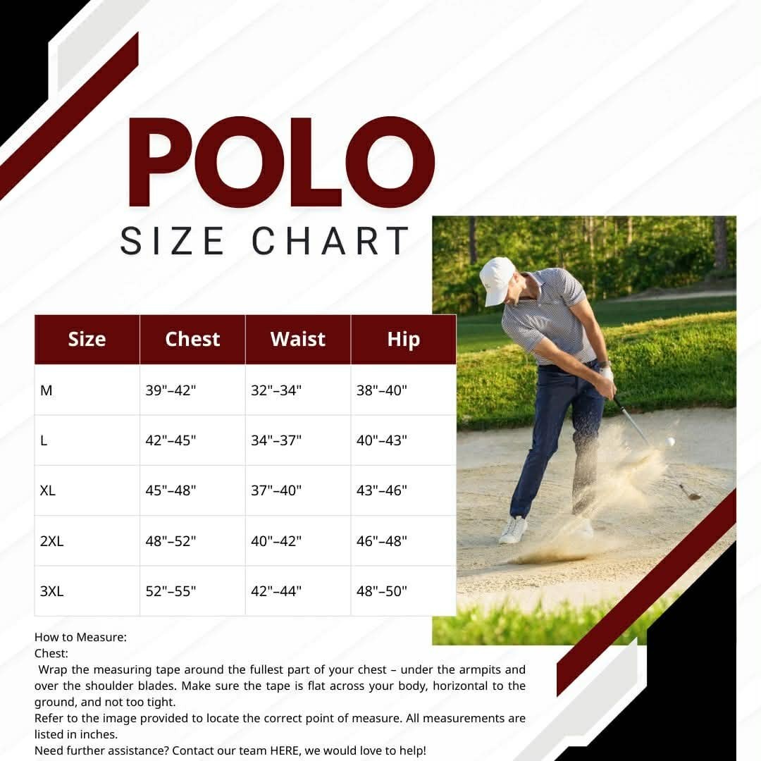 Rhoback Stars & Stripes Polo White Golf Performance Shirt