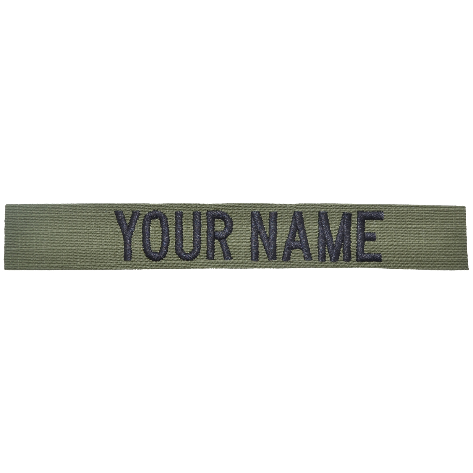Custom RipStop Name Tape - Olive Drab
