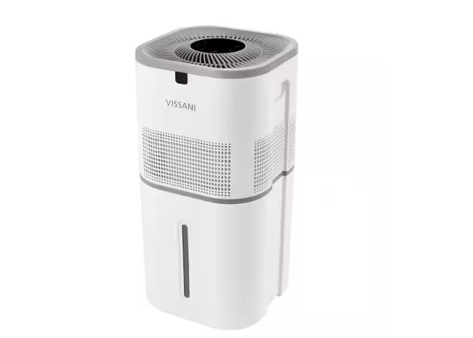 Vissani 6 Gal. Evaporative Humidifier for Whole House in White