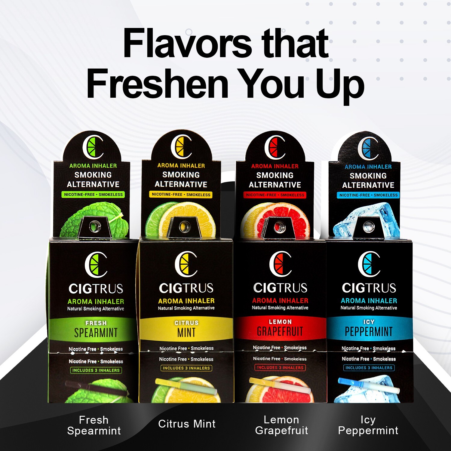 Stop Smoking Quit Aid Natural Smoking Alternative - Spearmint & Citrus Mint Mix