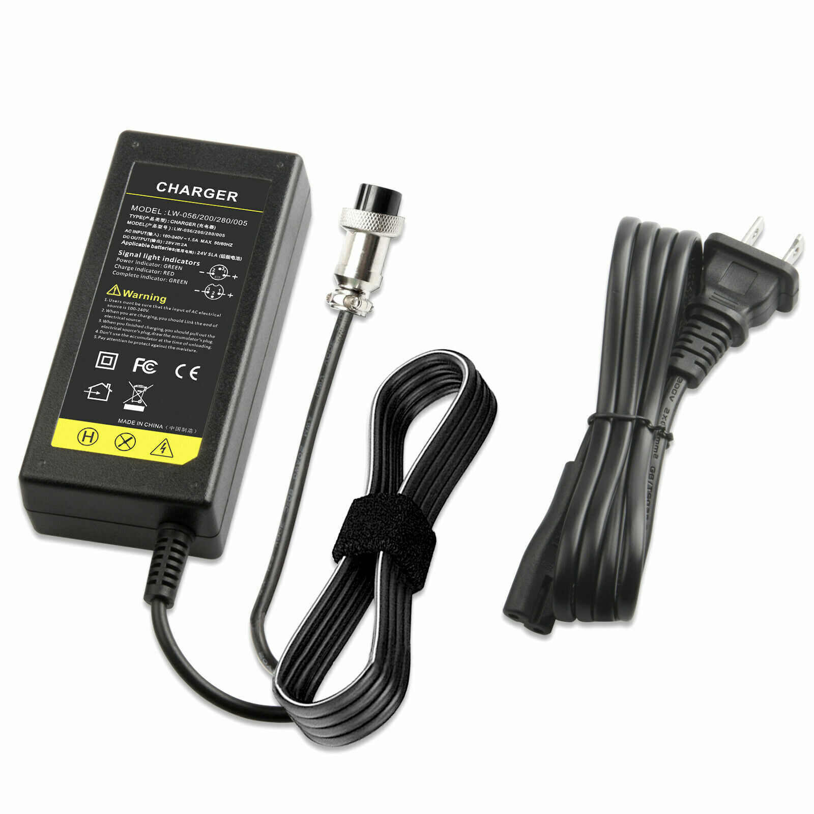 Battery Charger For Razor Scooter Dirt Bike E100 E200 E300 E125 E150 E175 E500