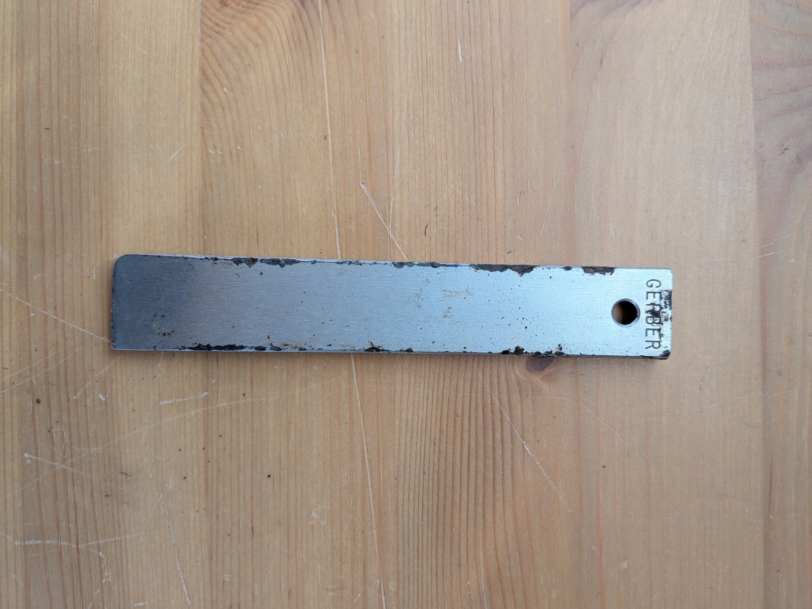 Gerber Sportsman's Steel Portland Oregon USA 5" Leather Handle Knife Sharpener