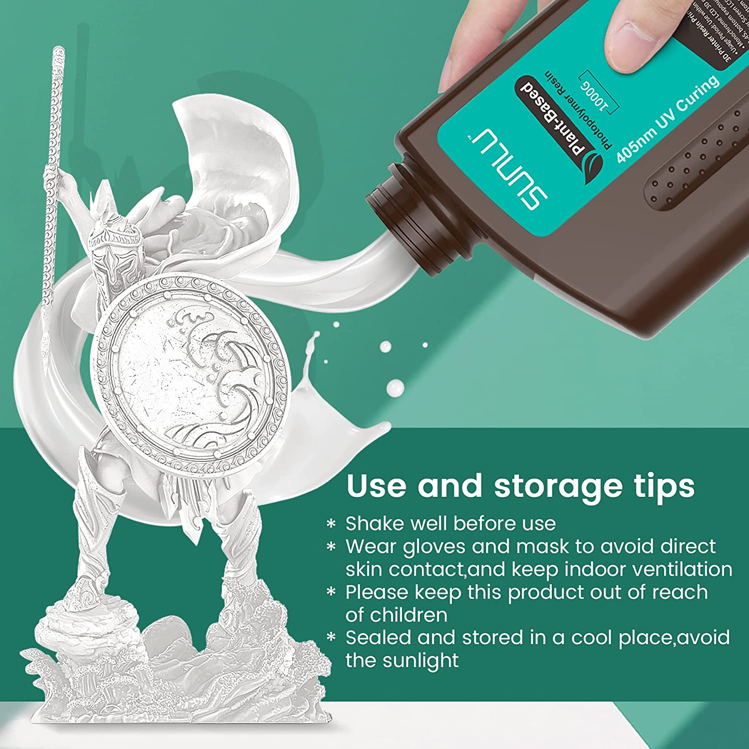 10×1KG SUNLU Standard/Standard-Plus/Washable/Toughness/ABS-Like/PA-Like Resin