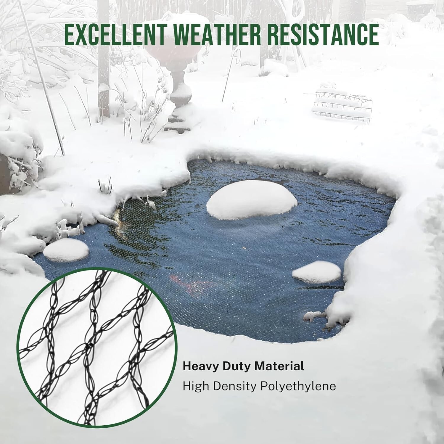 Pond Netting for Leaves Leaf Net Cover Pond Net with Small Fine Mesh Protecting