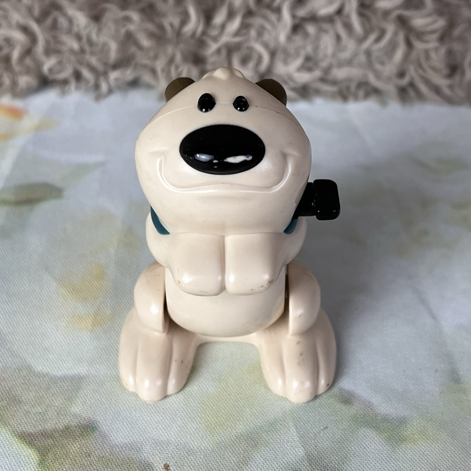 Vintage Disney Flipping Dog Wind Up McDonald’s Happy Meal Toy Plastic Works