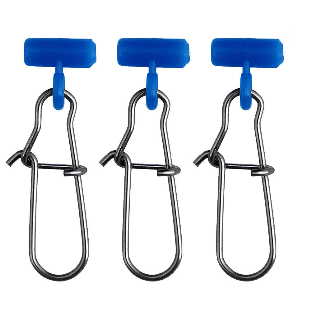 20-100PCS Fishing Line Sinker Slide with Snap High-Strength Fishing Line Sinker