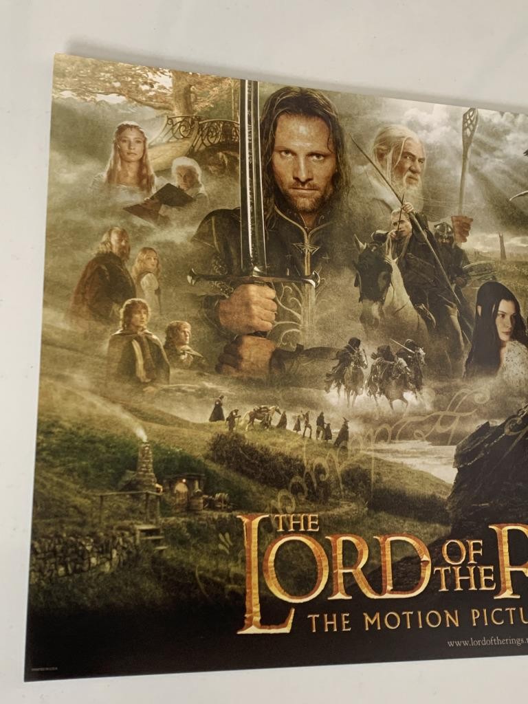 The Lord of the Rings Trilogy Mini One Sheet Movie Poster 2003 Peter Jackson